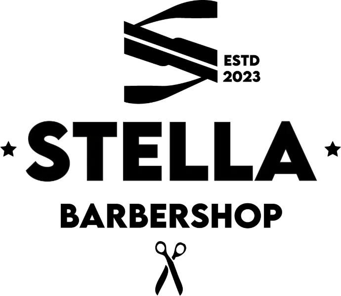 Stella barbershop logo